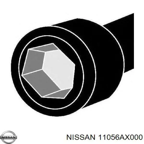 Болт головки блока цилиндров (ГБЦ) Nissan 11056AX000