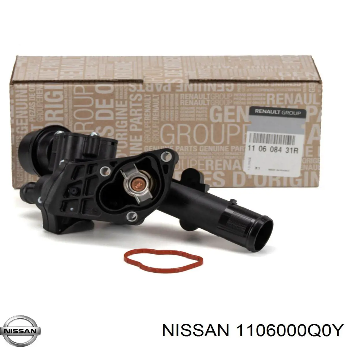 Caja del termostato 1106000Q0Y Nissan/Infiniti