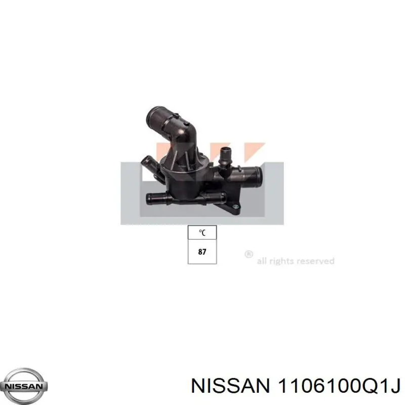 1106100Q1J Nissan термостат