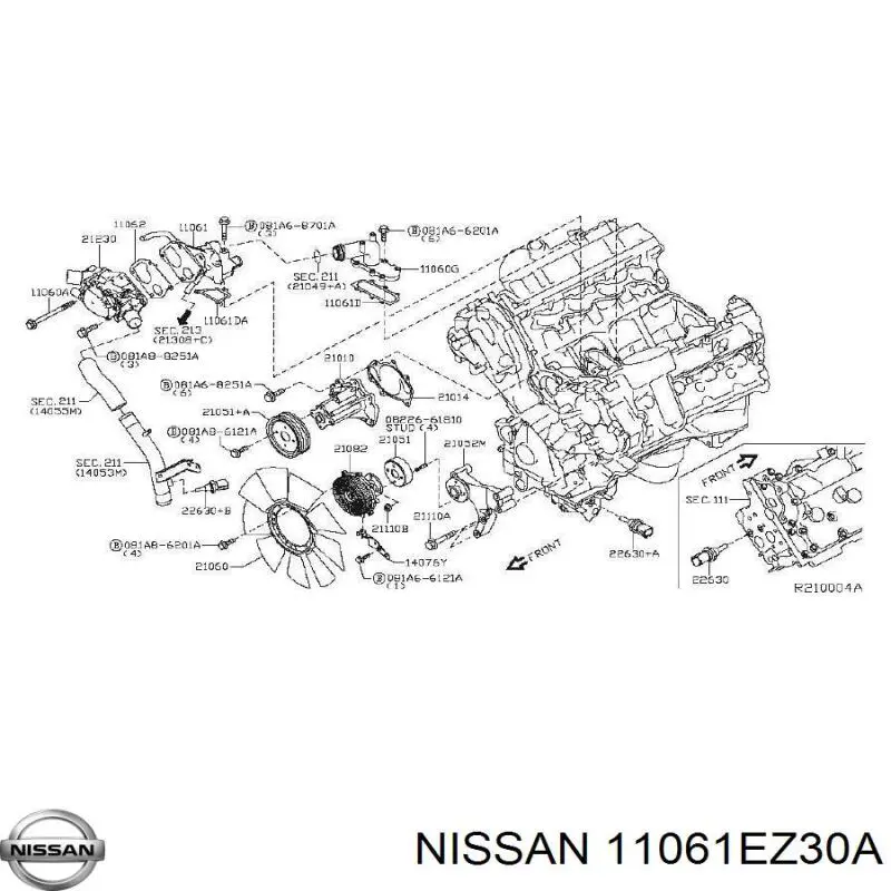  11061EZ30A Nissan/Infiniti