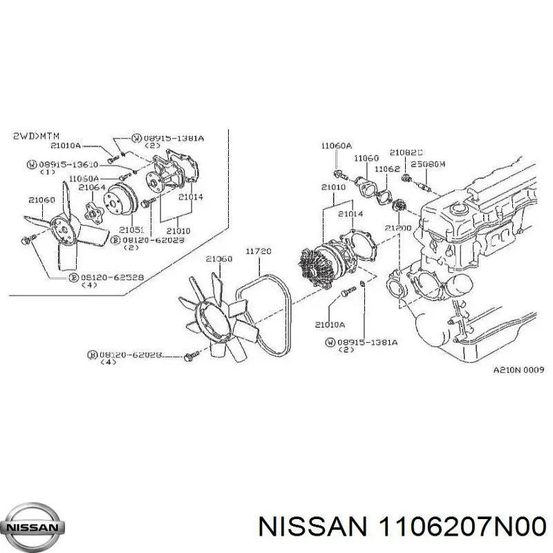 1106207N00 Nissan 