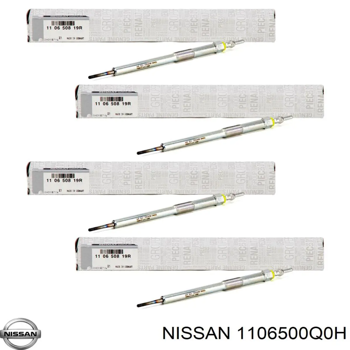 Свечи накала 1106500Q0H Nissan/Infiniti