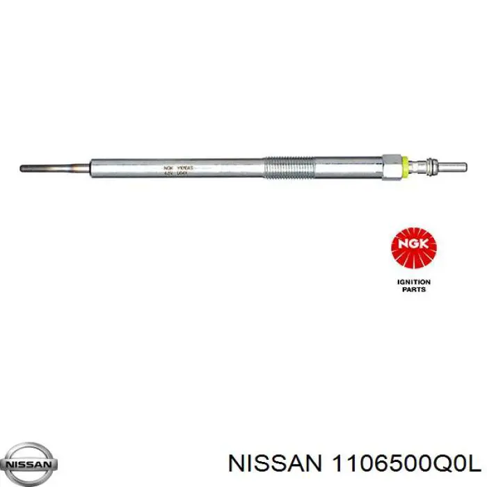 1106500Q0L Nissan vela de incandescência