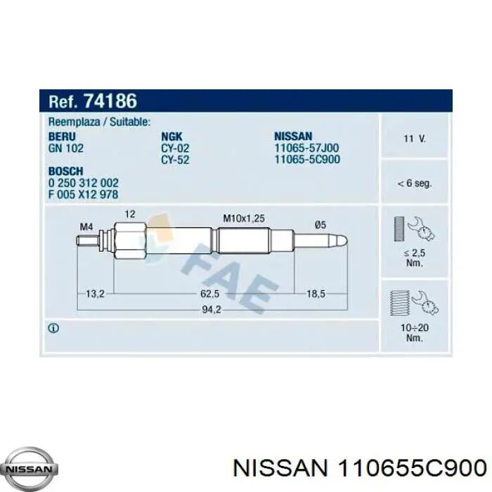 110655C900 Nissan/Infiniti