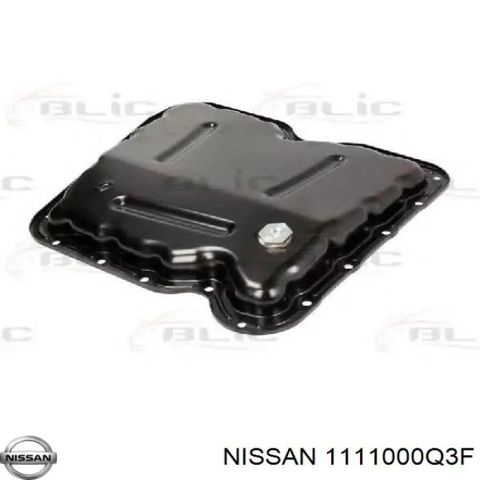Panela de óleo de cárter do motor para Nissan Qashqai (J11)
