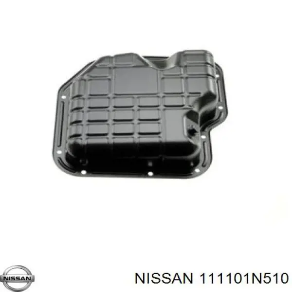 111101N510 Nissan поддон масляный картера двигателя, нижняя часть