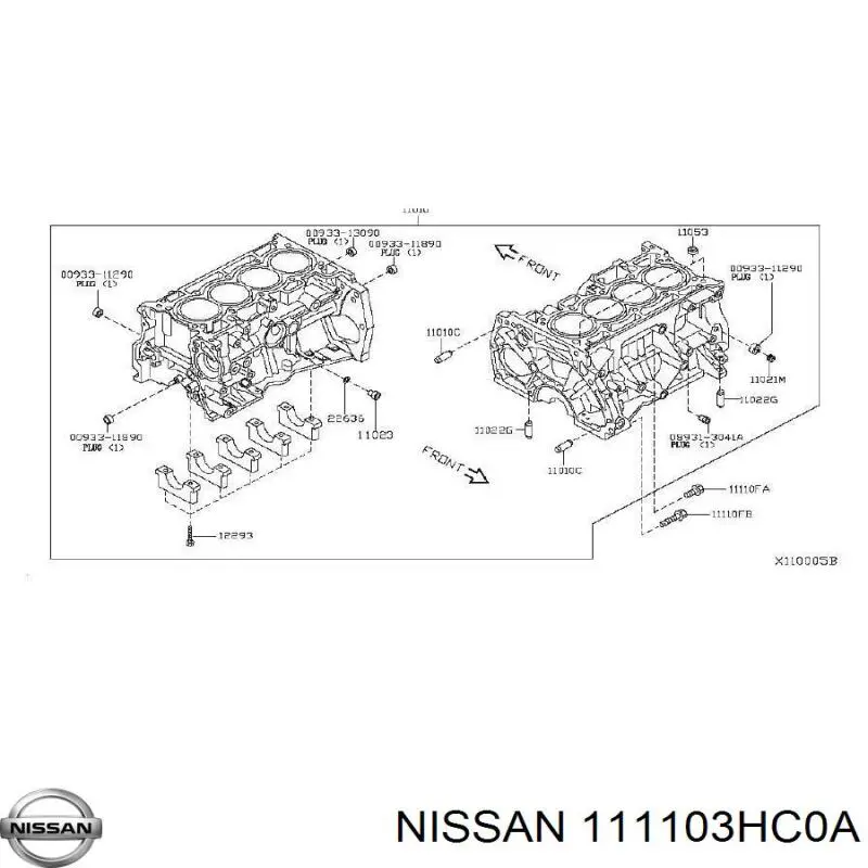 Масляный поддон двигателя Nissan/Infiniti 111103HC0A цена, от 82.35 USD