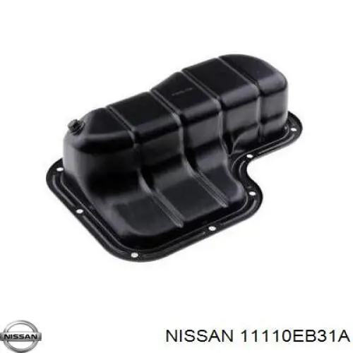 Panela de óleo de cárter do motor para Nissan Navara (D40M)