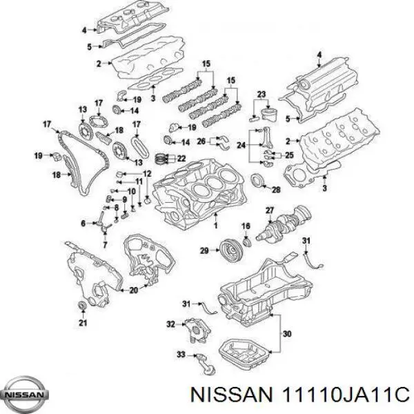  11110JA11C Nissan