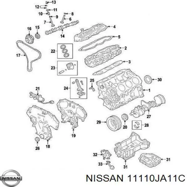 11110JA12C Nissan/Infiniti