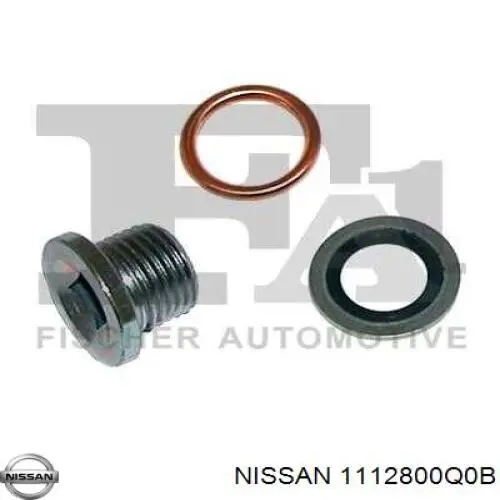 Пробка поддона двигателя 1112800Q0B Nissan