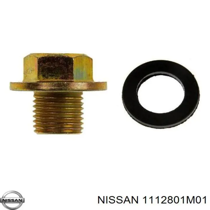 Пробка поддона двигателя Nissan/Infiniti 1112801M01 цена, от 1.90 USD