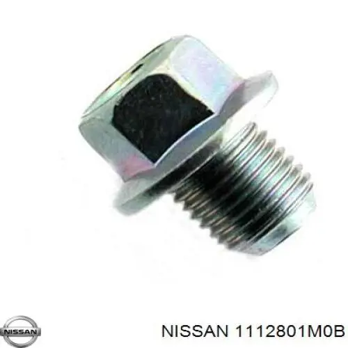 1112801M0B Nissan tampão de panela de motor