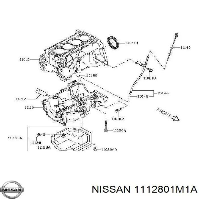  1112801M1A Nissan