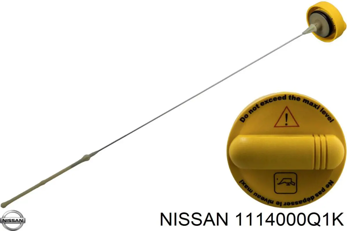 1114000Q1K Nissan sonda (indicador do nível de óleo no motor)