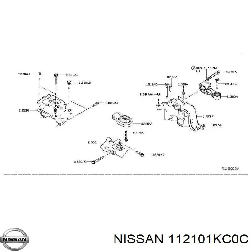 Nissan/Infiniti 112101KC0C цена, от 202.20 USD