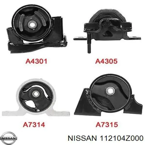 Подушка двигателя Nissan/Infiniti 112104Z000 цена, от 20.37 USD