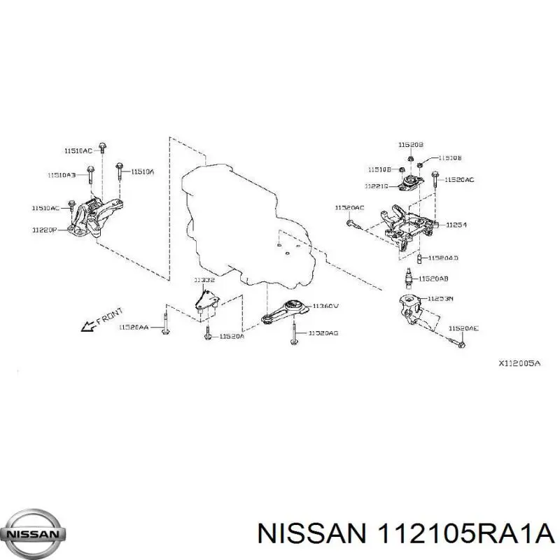  112105RA1A Nissan