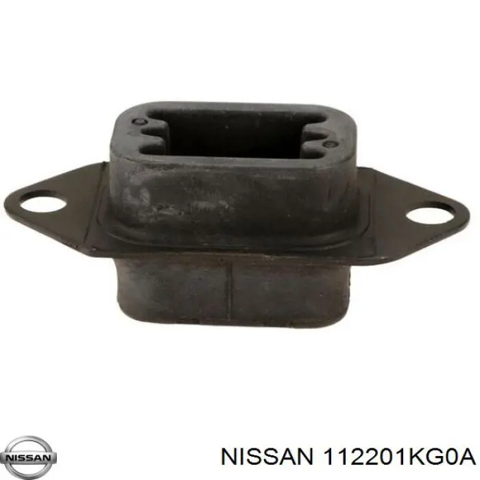 112201KG0A Nissan coxim (suporte esquerdo de motor)
