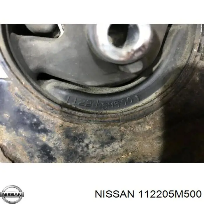 112205M500 Nissan подушка (опора двигателя левая)