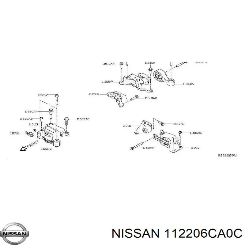  112206CA0B Nissan