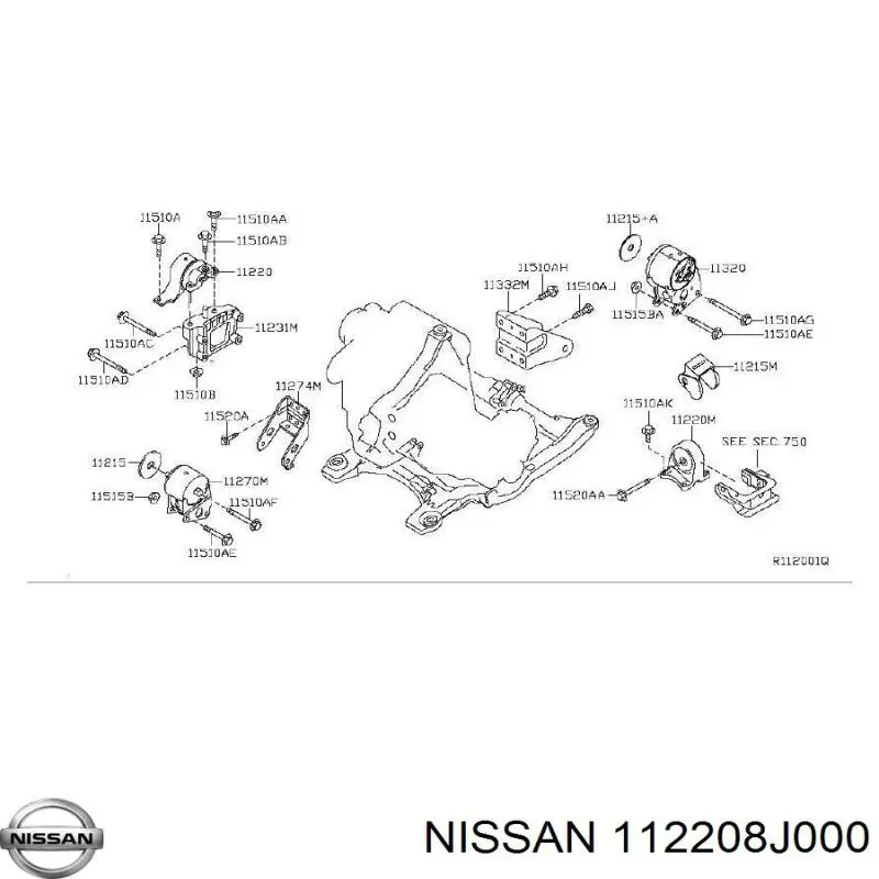  112208J000 Nissan