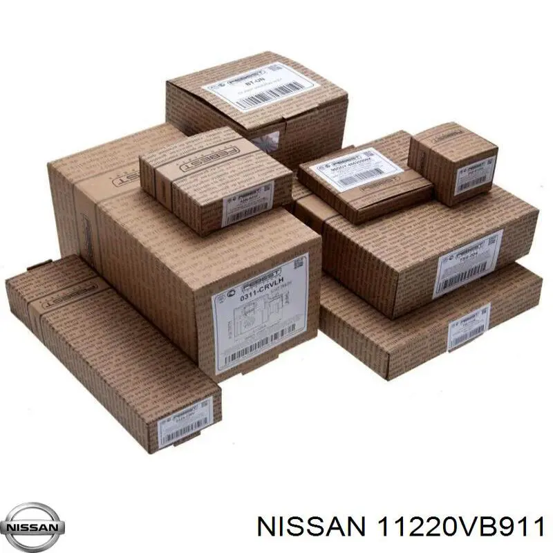 11220VB911 Nissan подушка (опора двигателя левая)