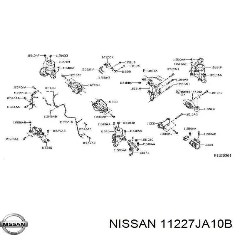  Nissan/Infiniti 11227JA10B цена, от 9.35 USD