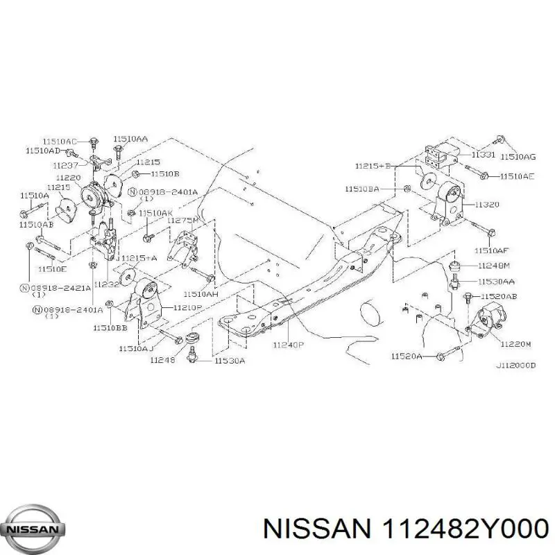  112482Y000 Nissan