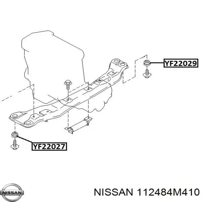 N2632F0 RBI Втулка передней продольной балки двигателя