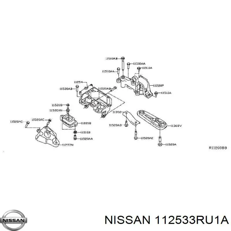  112533RU1A Nissan