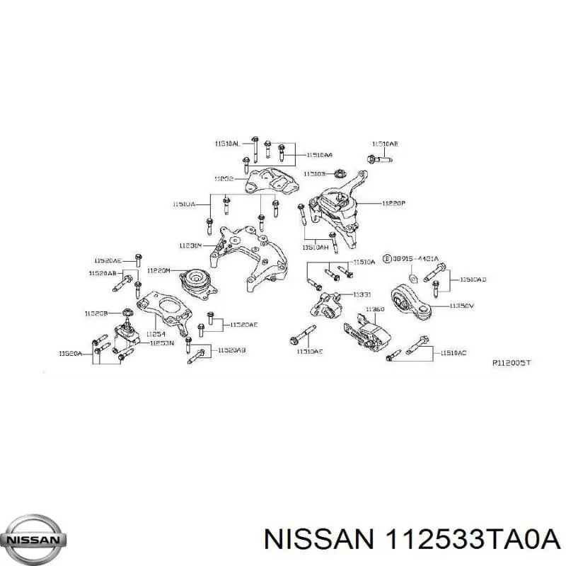  112533TA0A Nissan