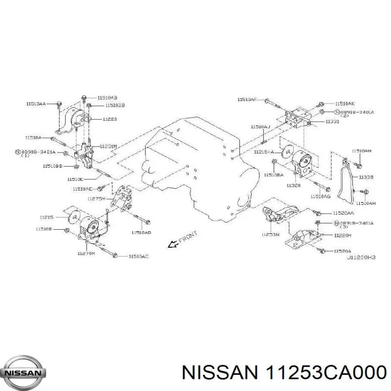 11253CA000 Nissan/Infiniti 