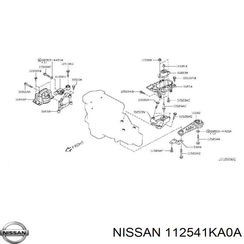  Nissan/Infiniti 11254CH000 цена, от 31.67 USD