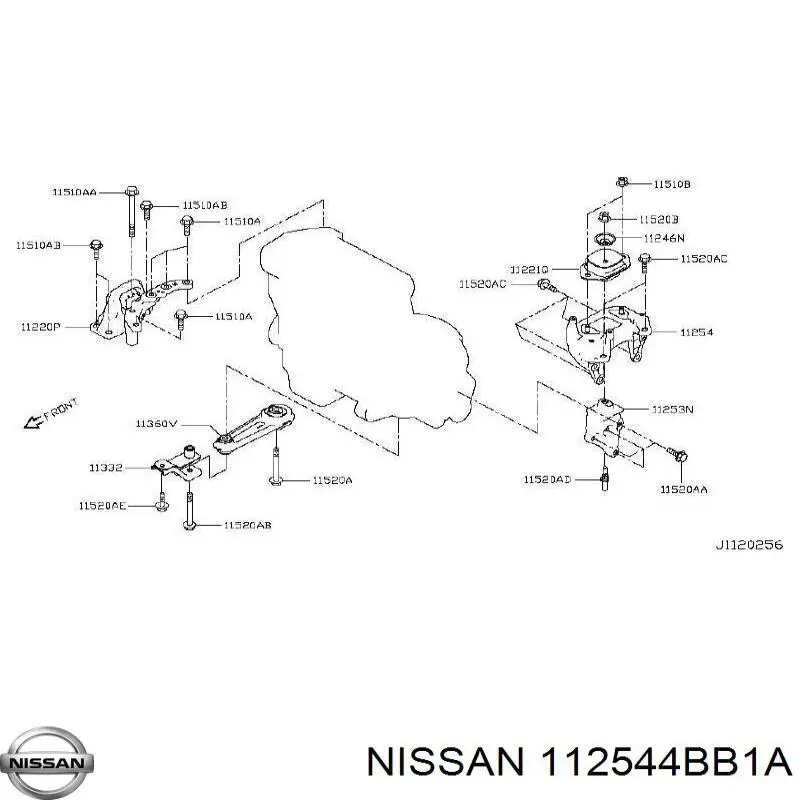 112544BB1A Nissan 