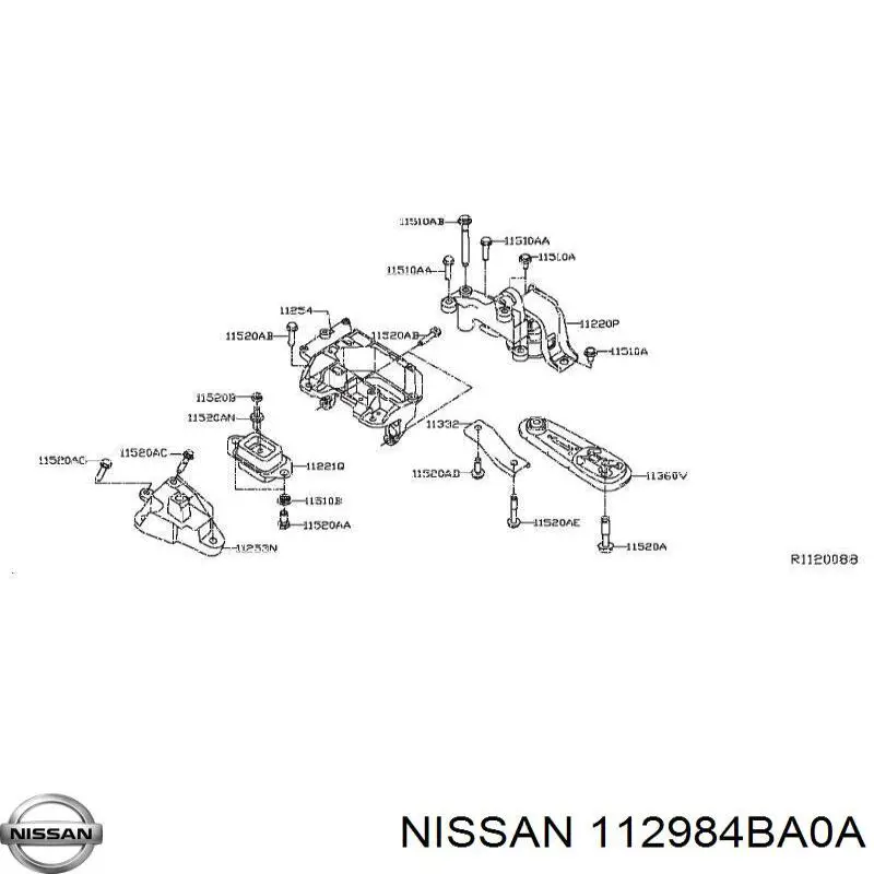  Nissan/Infiniti 112984BA0A цена, от 2.85 USD