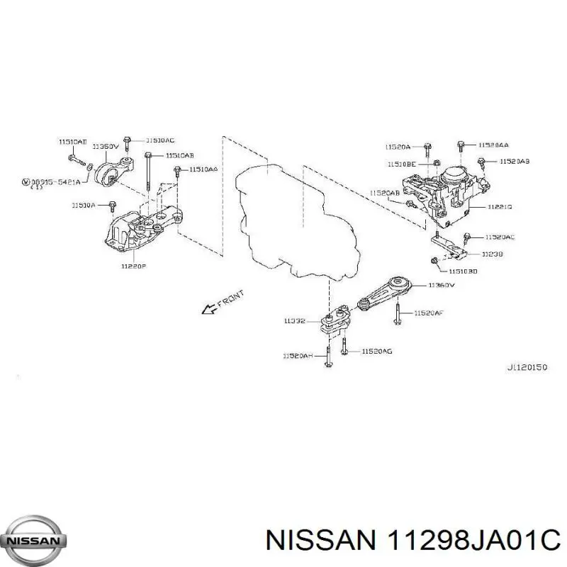 11298JA01C Nissan 