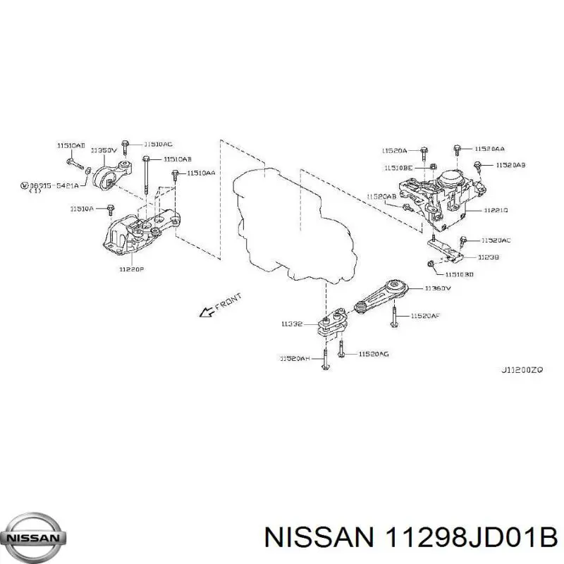  Nissan/Infiniti 11298JD01B цена, от 6.65 USD