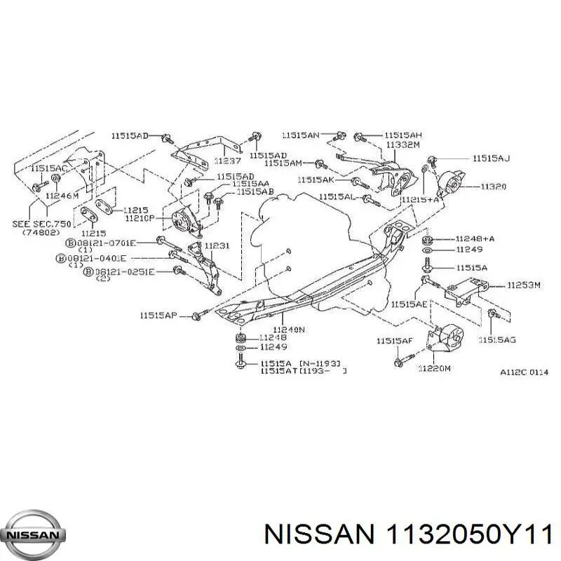 1132050Y11 Nissan/Infiniti