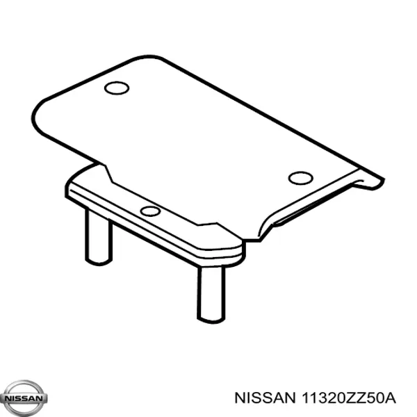 11320ZZ50A Nissan/Infiniti Задняя подушка двигателя
