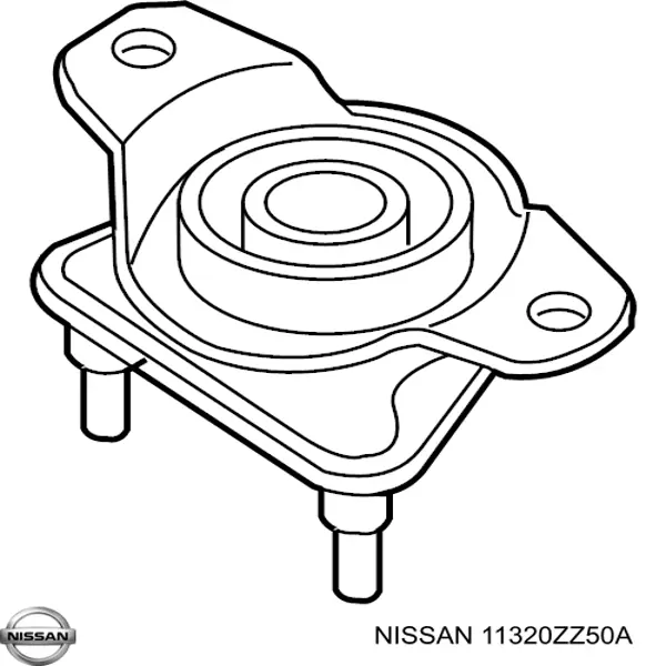 Задняя опора двигателя Nissan/Infiniti 11320ZZ50A цена, от 45.68 USD