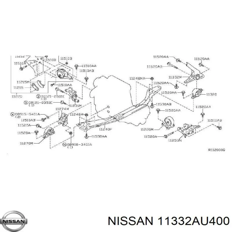  11332AU400 Nissan