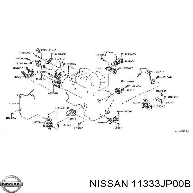  Nissan/Infiniti 11333JP00B цена, от 14.12 USD
