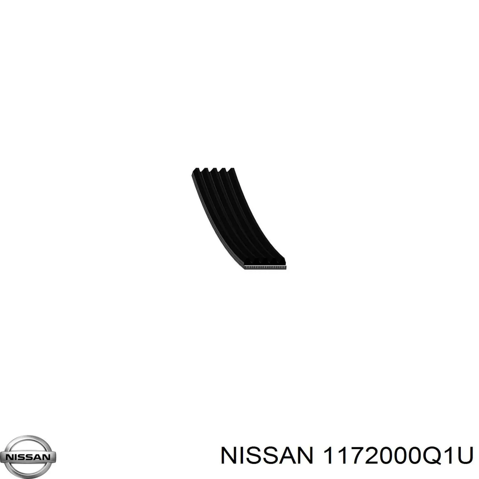 Клиновый ремень Nissan/Infiniti 1172000Q1U цена, от 6.92 USD