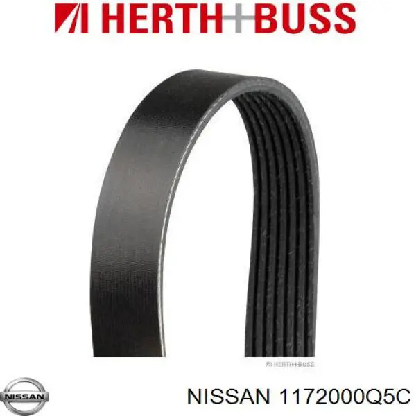 Клиновый ремень Nissan/Infiniti 1172000Q5C цена, от 18.40 USD