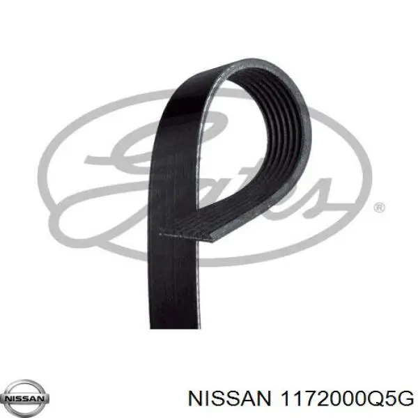 1172000Q5G Nissan ремень генератора