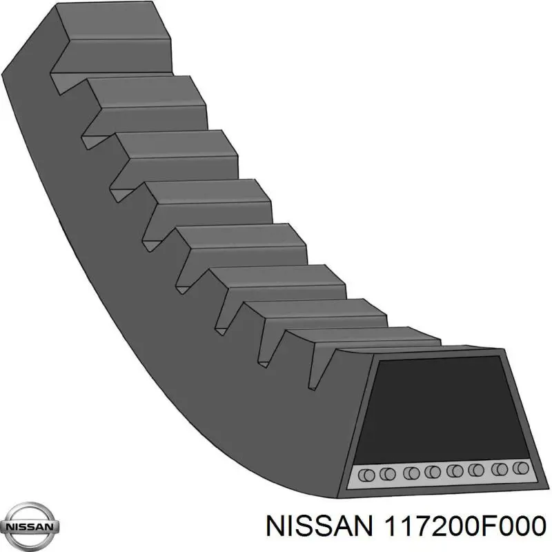 117200F000 Nissan ремень генератора