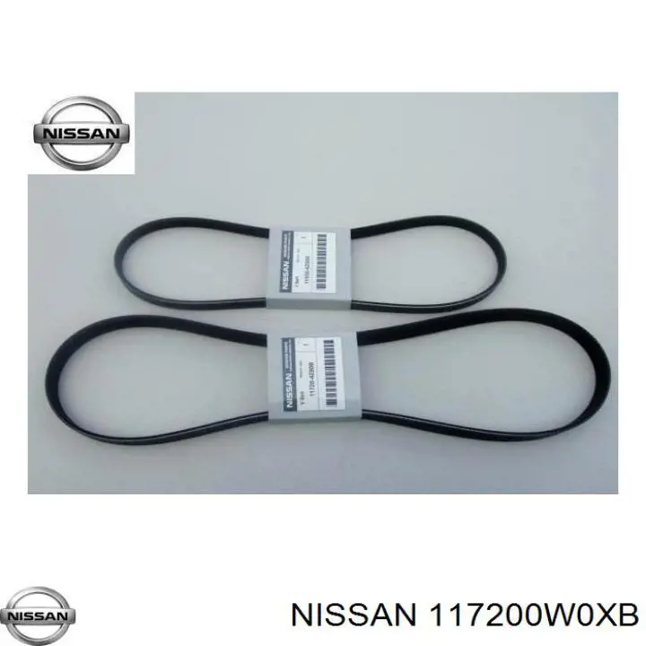 117200W0XB Nissan ремень генератора
