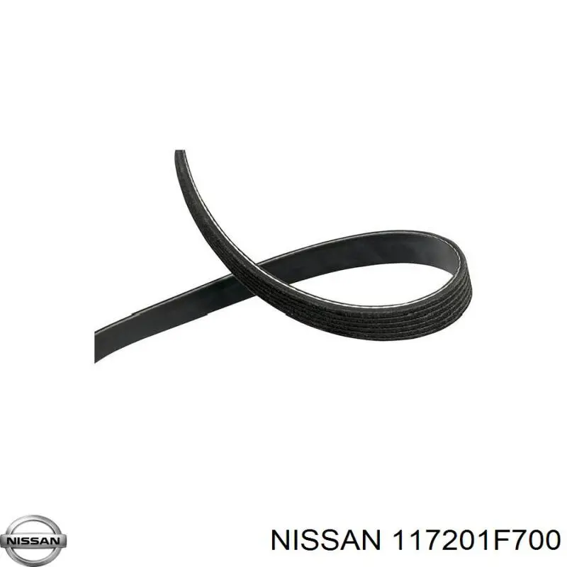 Клиновый ремень Nissan/Infiniti 117201F700 цена, от 7.42 USD