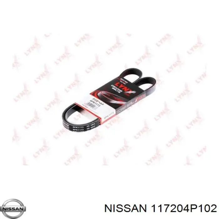 Купить 117204P102 Nissan/Infiniti Ремень генератора